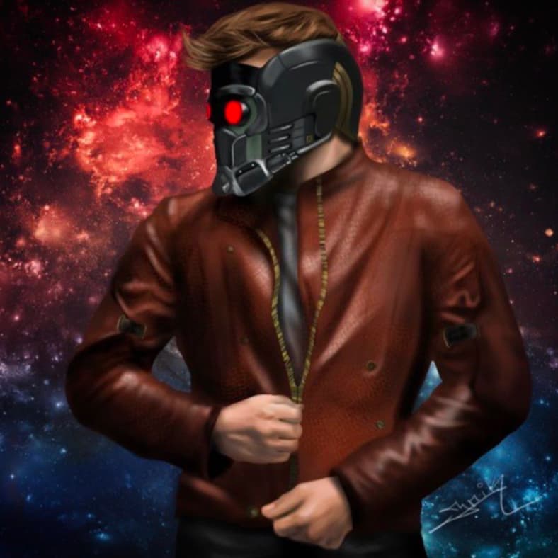 .. finished the piece digitally