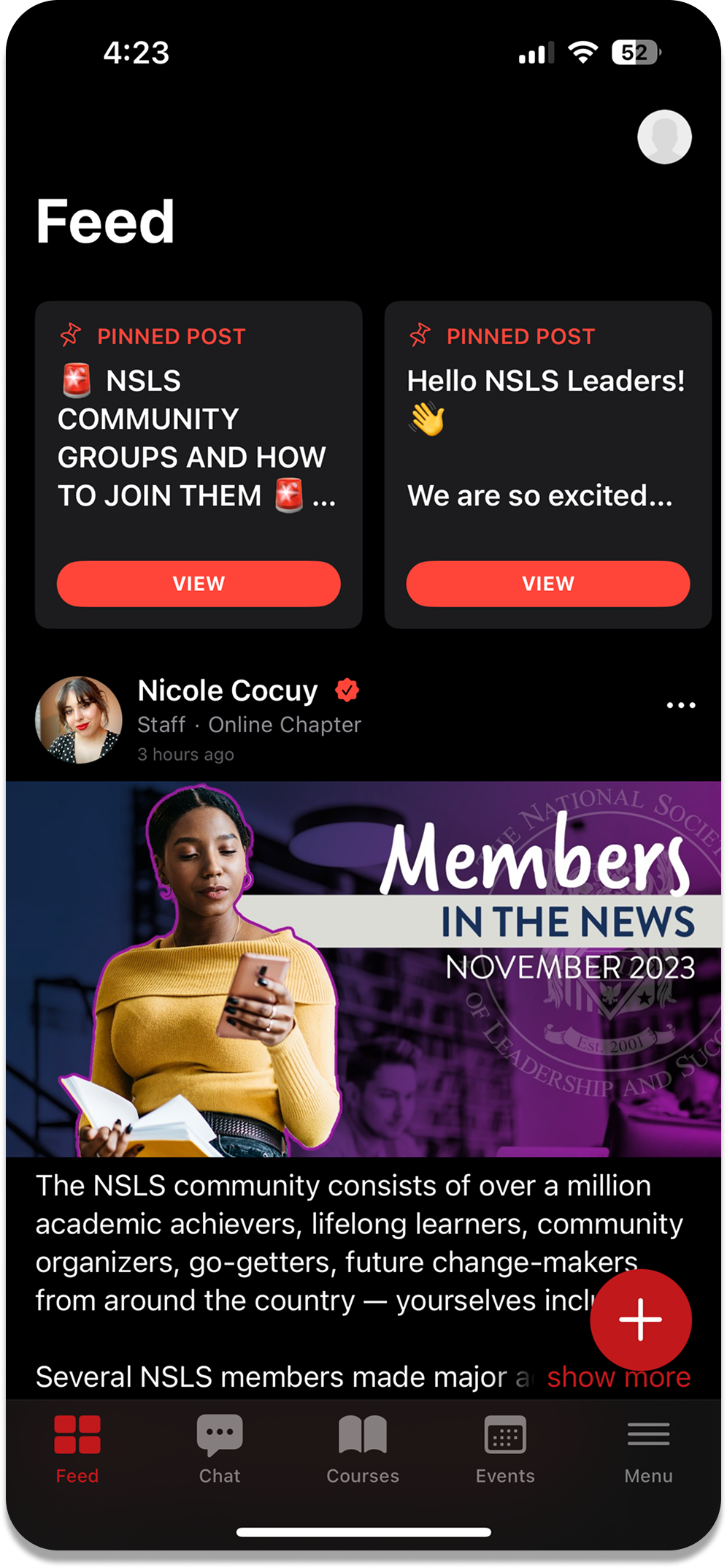 NSLS Screen 2